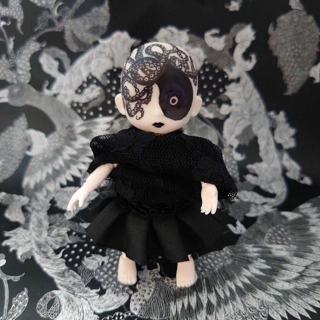ドールミニヘッド 　蛸（たこ）【ヘッド+六角形の箱】※ボディ・背景は付属しません