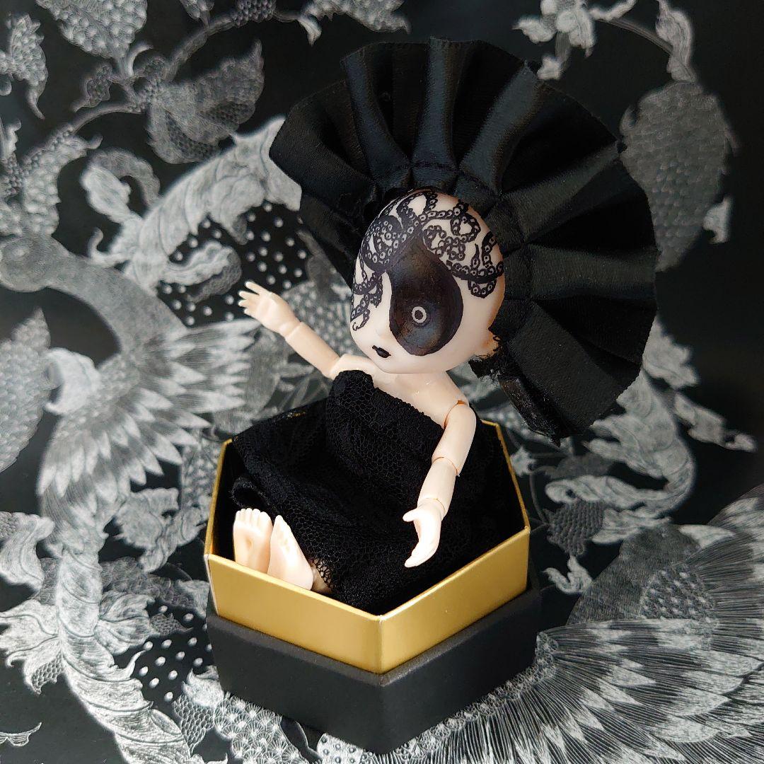 ドールミニヘッド 　蛸（たこ）【ヘッド+六角形の箱】※ボディ・背景は付属しません