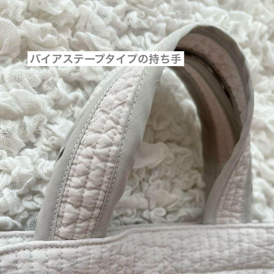 ヌビバッグ◎ライトグレー　スクエアバッグ　イブル　サブバッグ