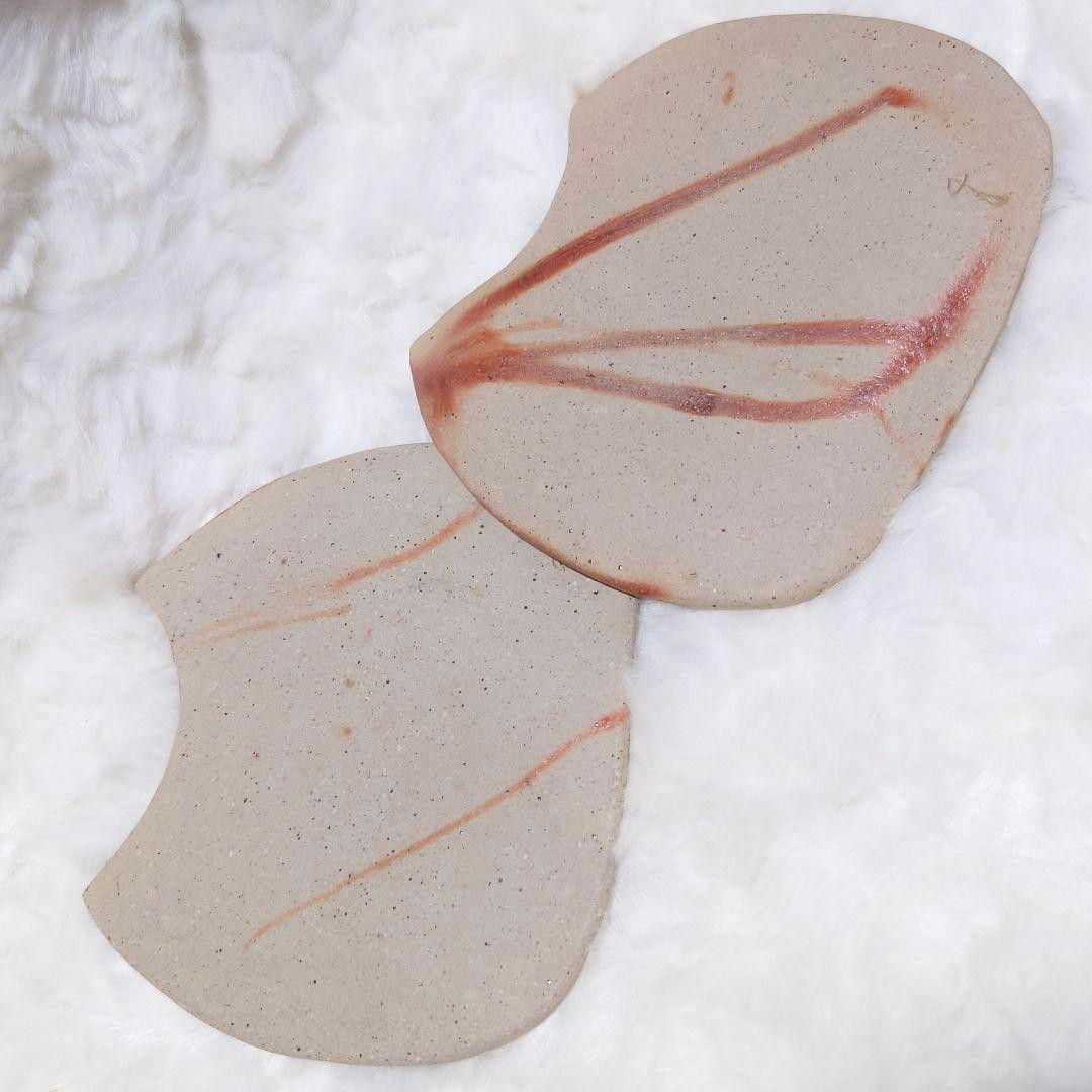 【2502】猫皿セット…備前焼