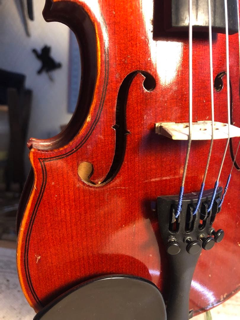 【駒&魂柱調整済】Suzuki分数バイオリンNo220 1/10 1972