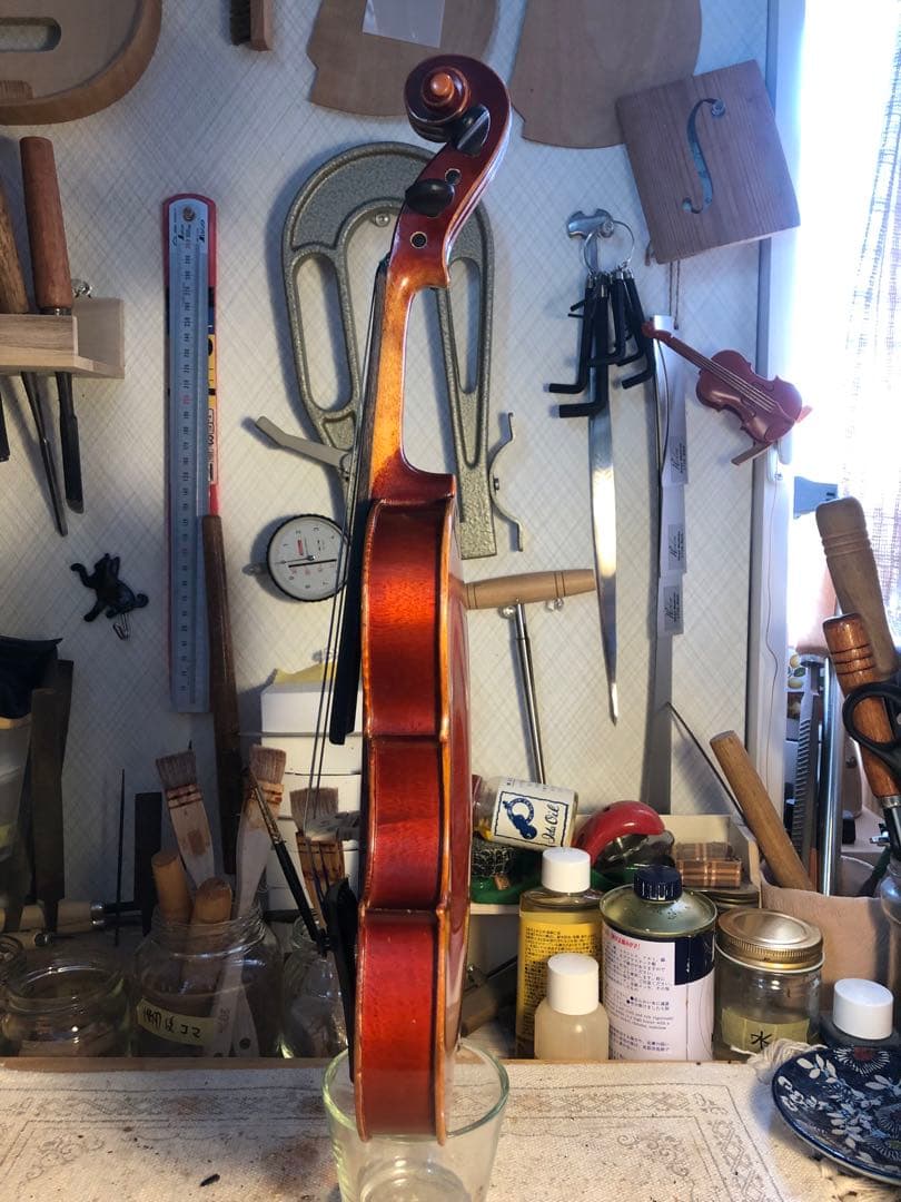 【駒&魂柱調整済】Suzuki分数バイオリンNo220 1/10 1972