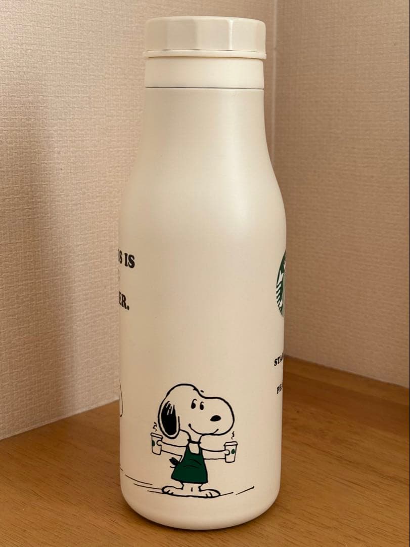 スターバックス スヌーピー ステンレスロゴボトル473ml