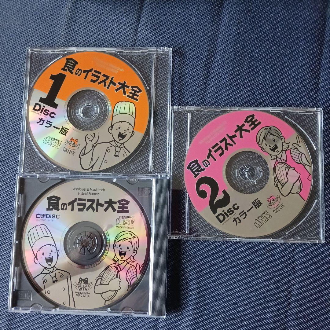 MPC　食のイラスト大全　CDROM3枚組