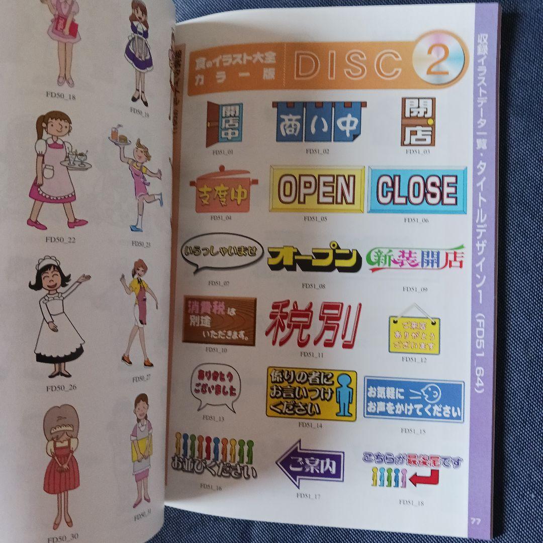 MPC　食のイラスト大全　CDROM3枚組