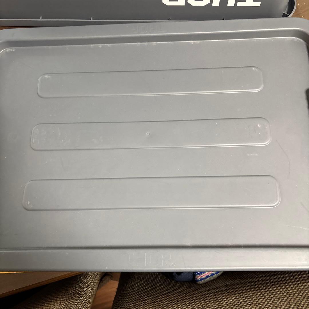 THOR 旧型カラーグレー コンテナBOX 天板付き