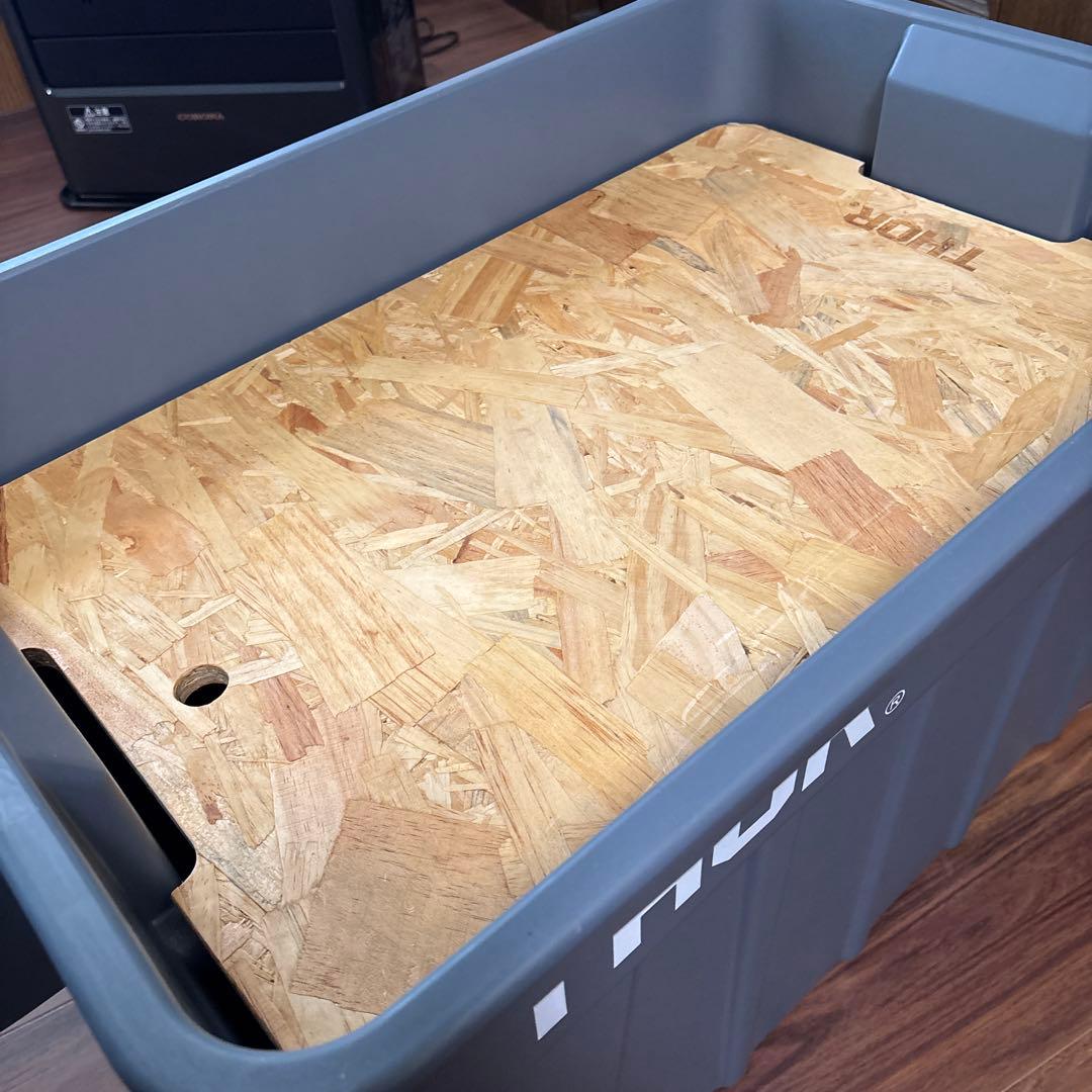 THOR 旧型カラーグレー コンテナBOX 天板付き