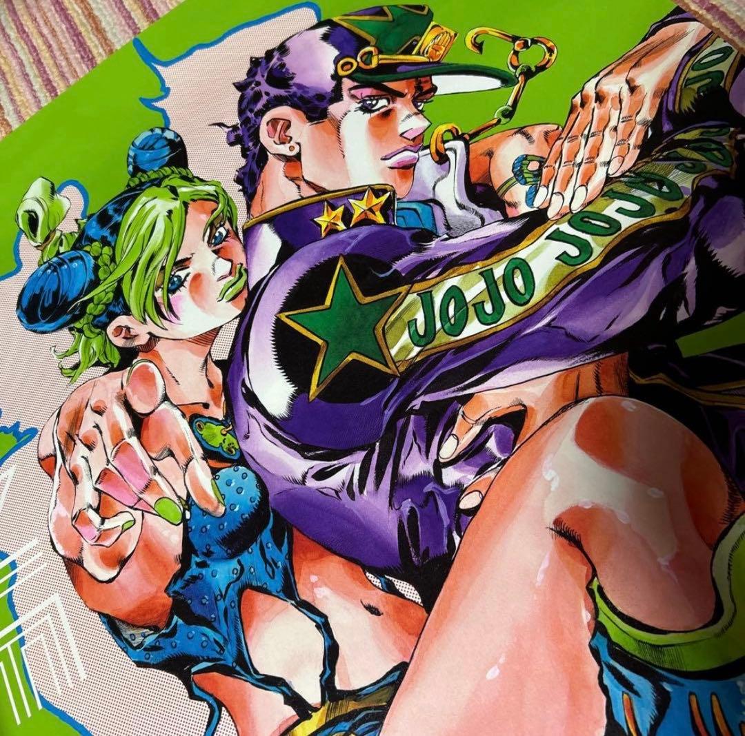 JOJO 第六部 ストーンオーシャン 空条承太郎＆徐倫 ジョジョ展 ポスター