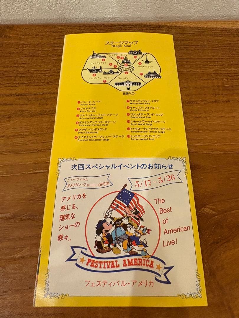 【激レア】　東京ディズニーランド ガイドブック&ファンカード 3周年 TDL