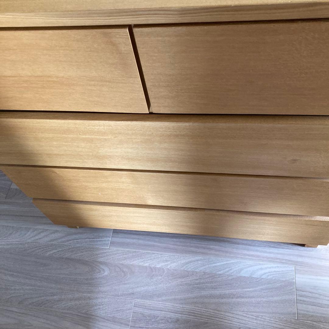 無印良品　木製チェスト　4段