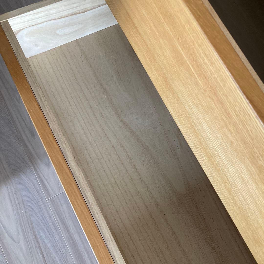 無印良品　木製チェスト　4段