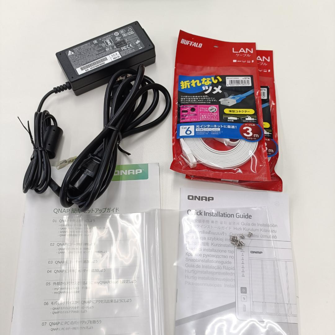 再値下【中古美品】QNAP NAS TS-231P＆WD Red 3TB×2付属