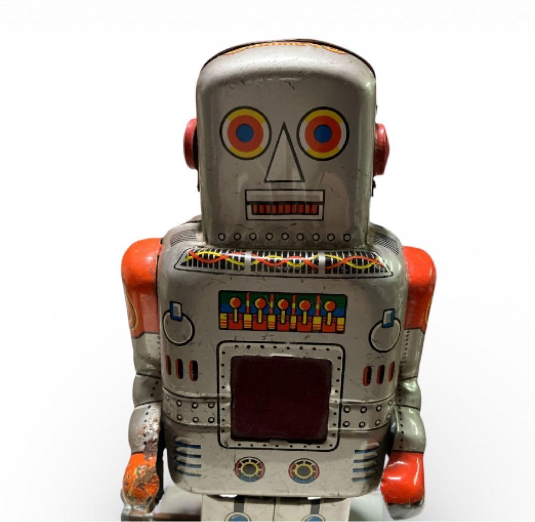 ヴィンテージ品　メカニカル ウォーキング　当時物　ブリキロボット S.Y.製