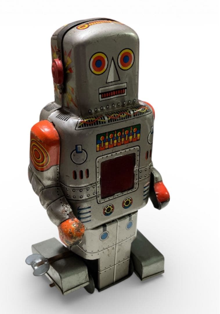 ヴィンテージ品　メカニカル ウォーキング　当時物　ブリキロボット S.Y.製
