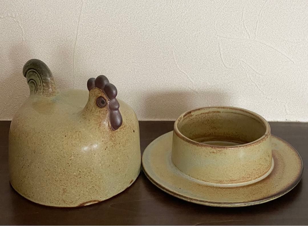 LISA LARSON　Pask　バターケース、エッグカップ