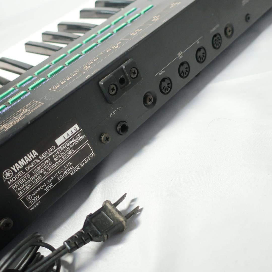 YAMAHA DX27S シンセサイザー 61鍵盤 ビンテージシンセ