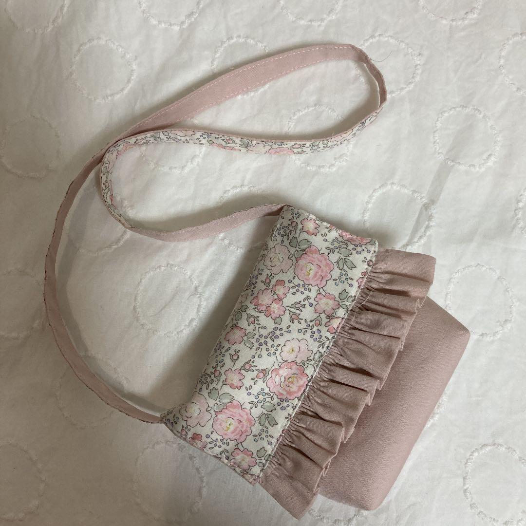 フリル　移動ポケット　ハンドメイド