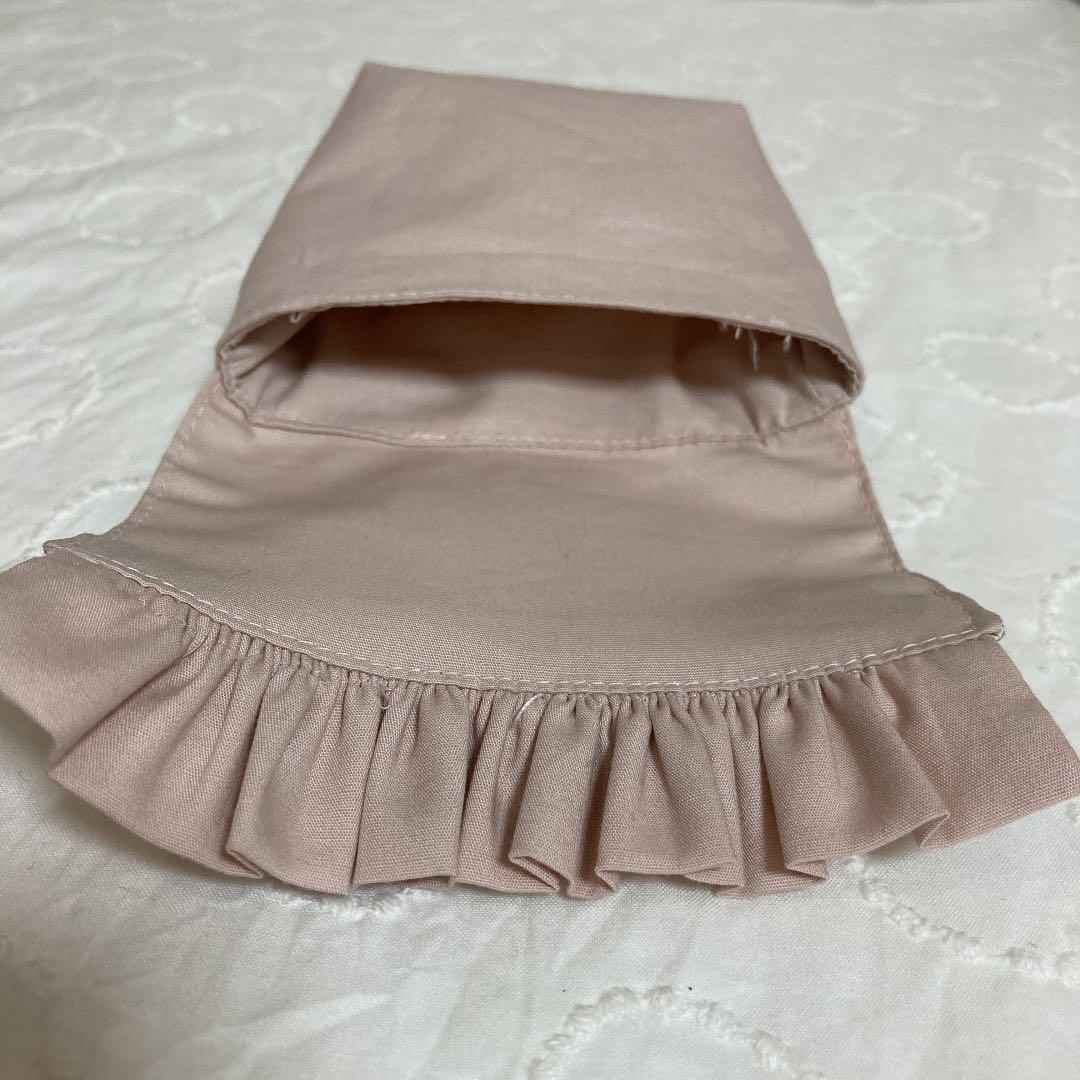 フリル　移動ポケット　ハンドメイド