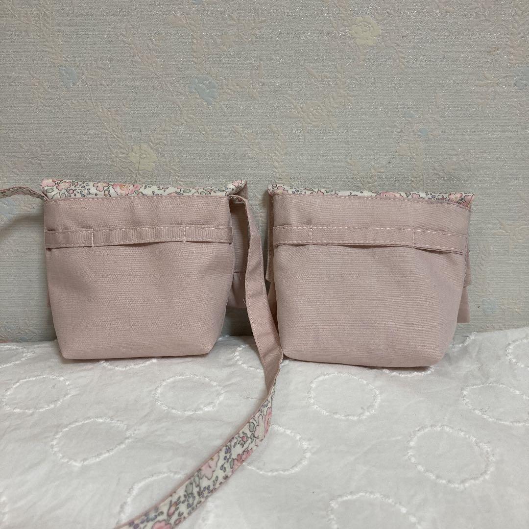 フリル　移動ポケット　ハンドメイド