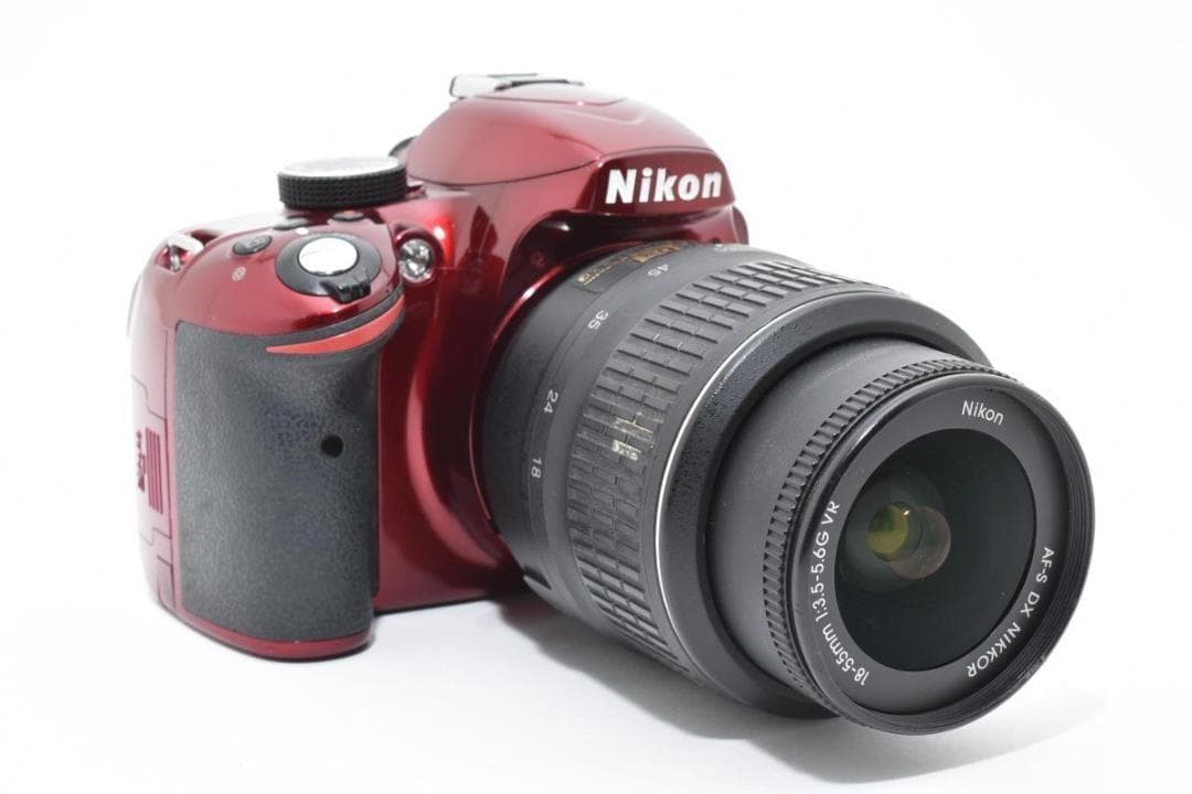 Nikon ニコン D3200 レンズキット デジタル一眼カメラ レッド