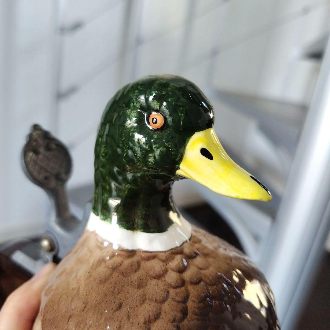 【美品！】Norcrest アヒル デキャンタ ヴィンテージ 陶器 置物 レトロ