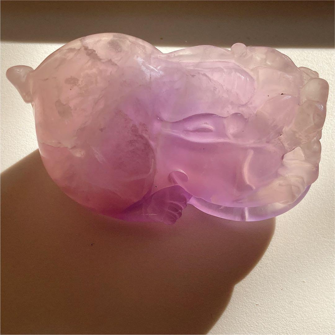 フローライト 貔貅 天然石 置物