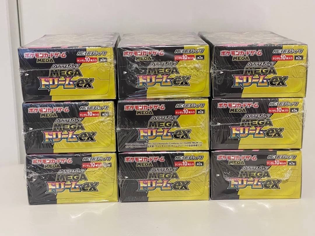 【シュリンク付き】ポケモンカード MEGAドリームex 9BOX