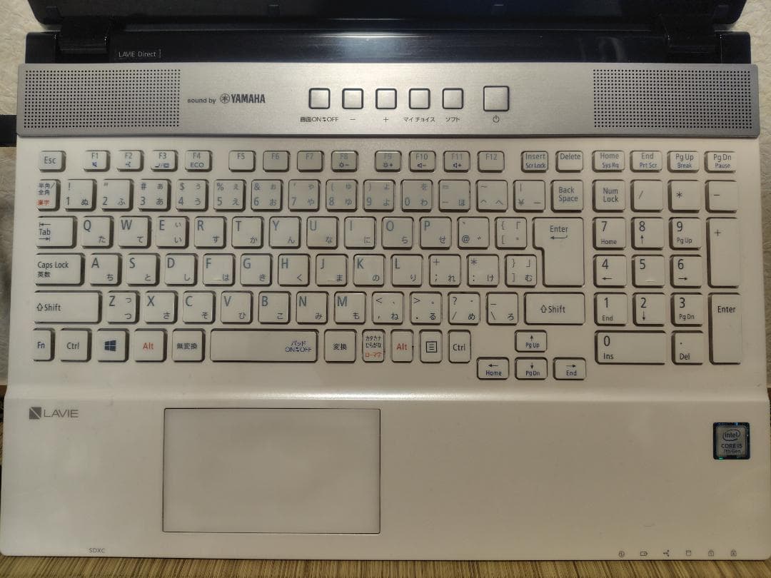 NEC LAVIE バッテリー良好 ブルーレイドライブ 外付けキーボード付