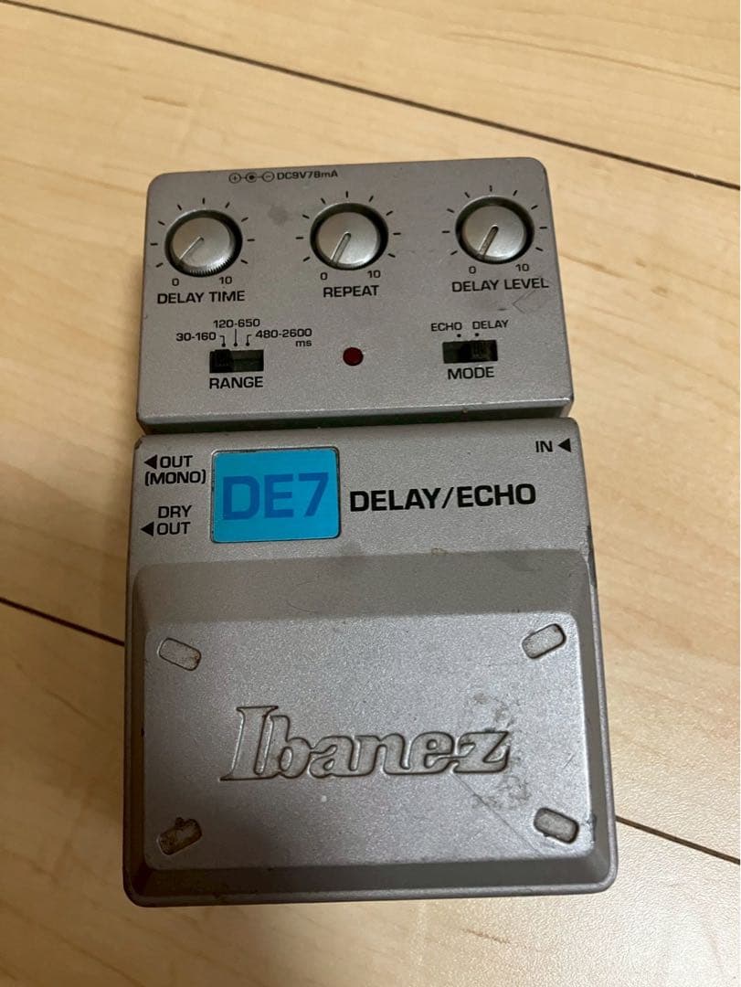 Ibanez DE7ディレイ/エコーエフェクター