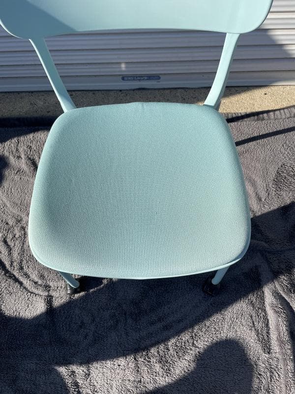 ①【美品】オカムラ　8124SL FPE6　6脚セット　座パッド・キャスター付