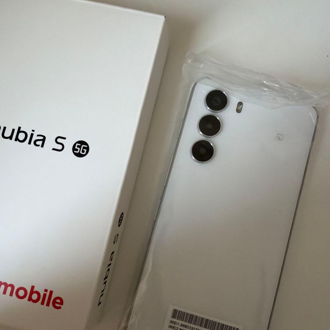 【新品未開封】nubia S 5G ホワイト