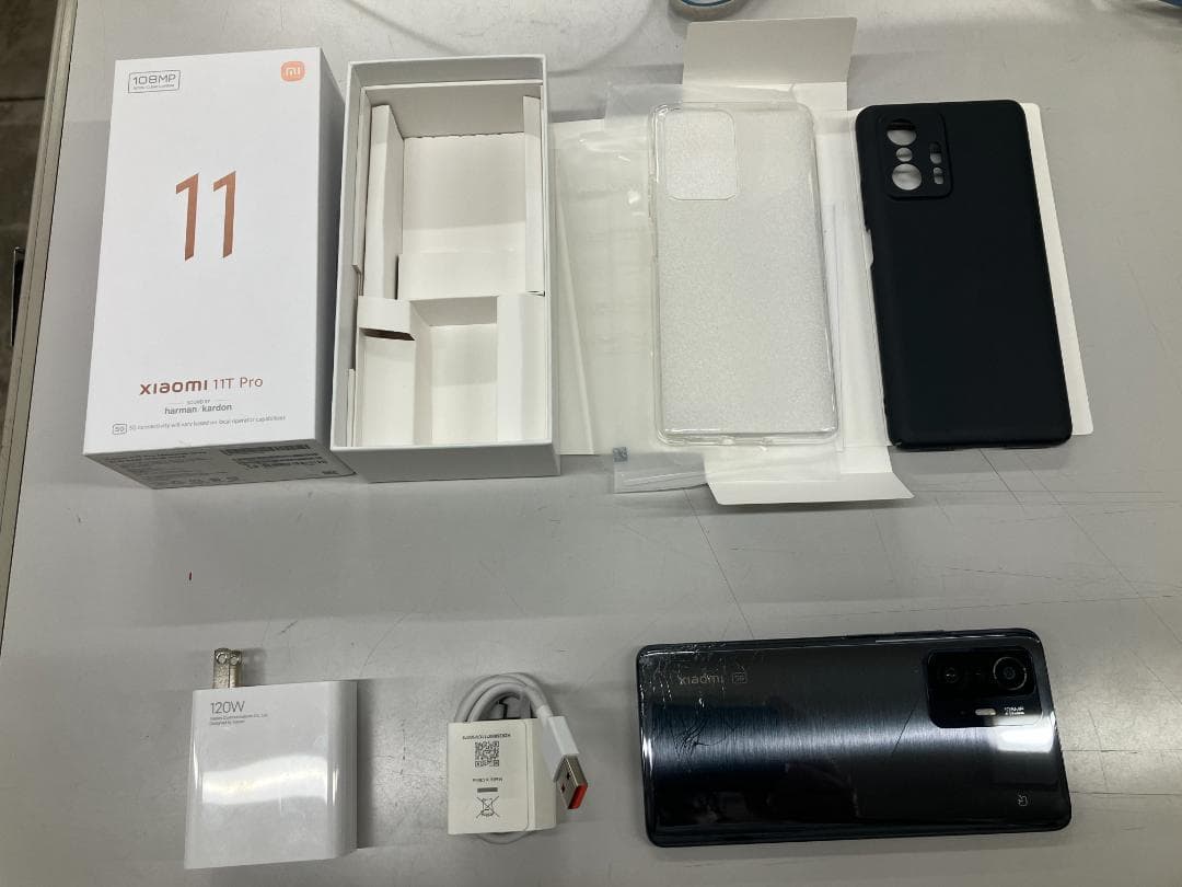訳あり】Xiaomi 11T Pro 256GB 背面割れ・画面無傷