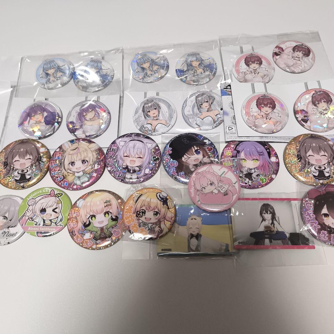 ホロライブ　まとめ売り　缶バッジ　キーホルダー　アクリルスタンド　紙類