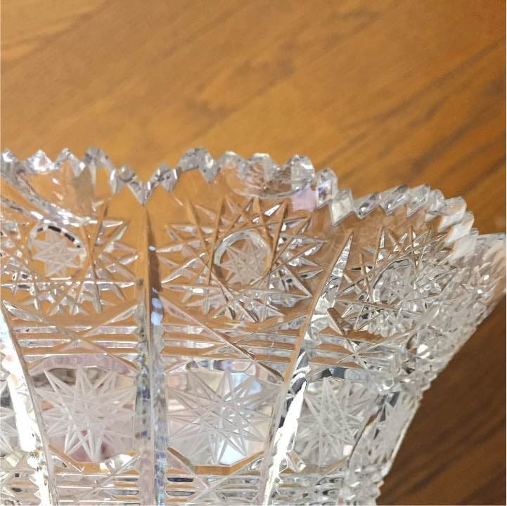 ボヘミアンクリスタル 花瓶