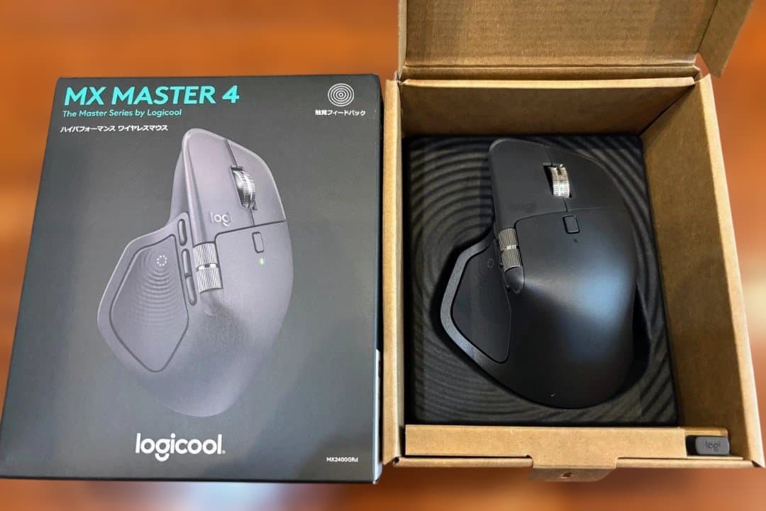 美品：Logicool MX MASTER 4 ワイヤレスマウス