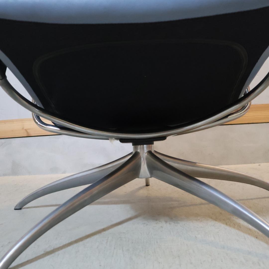 エコーネス 本革 Metro オフィスチェア ストレスレスチェア リクライニング