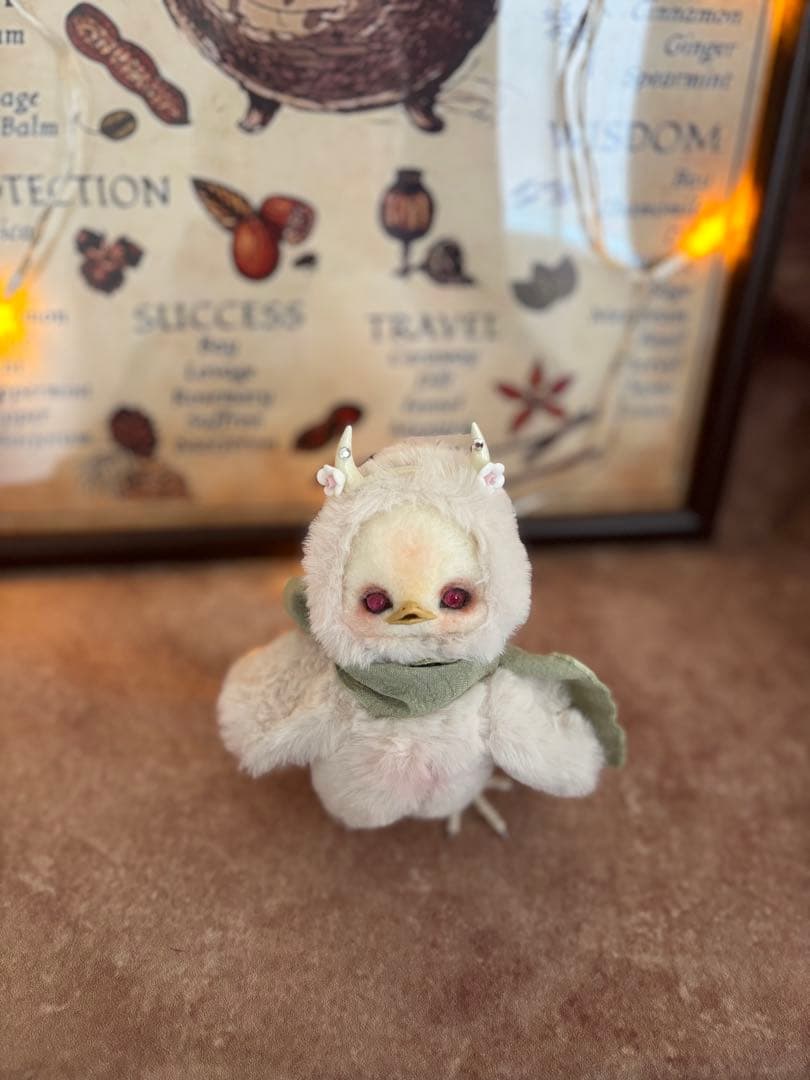 アートドール　あひる幻獣3 羊毛フェルト