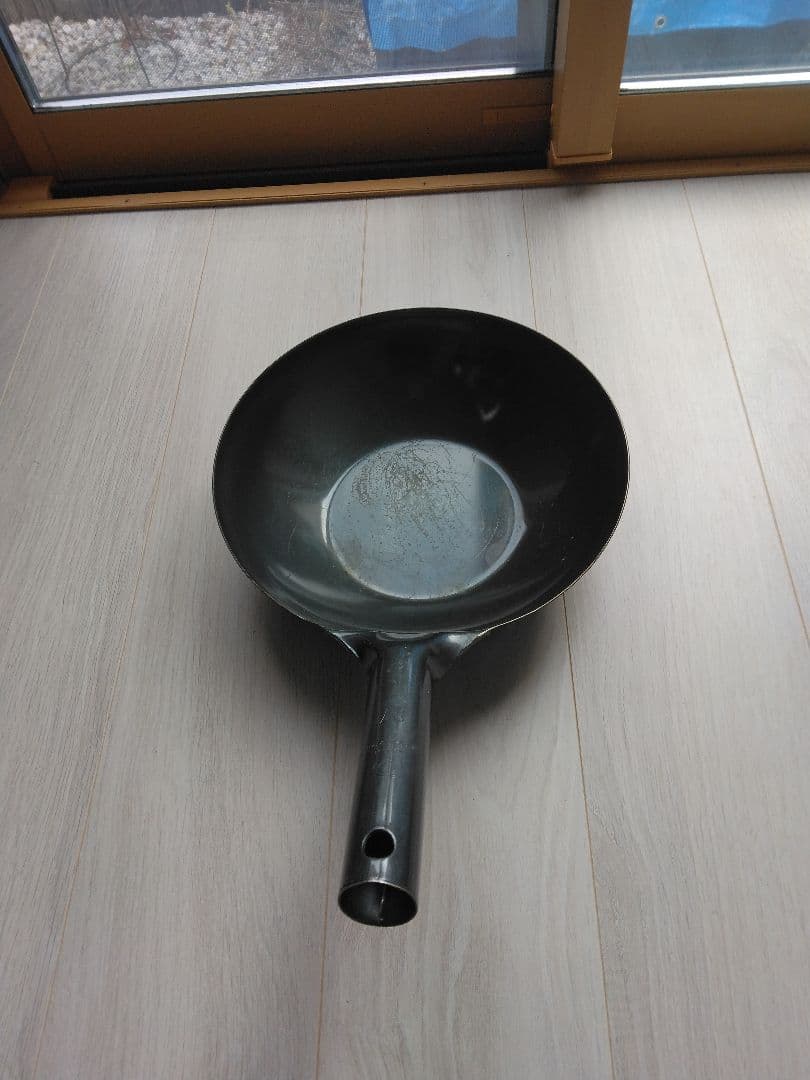 中華鍋4点セット36㎝27㎝五徳、お玉