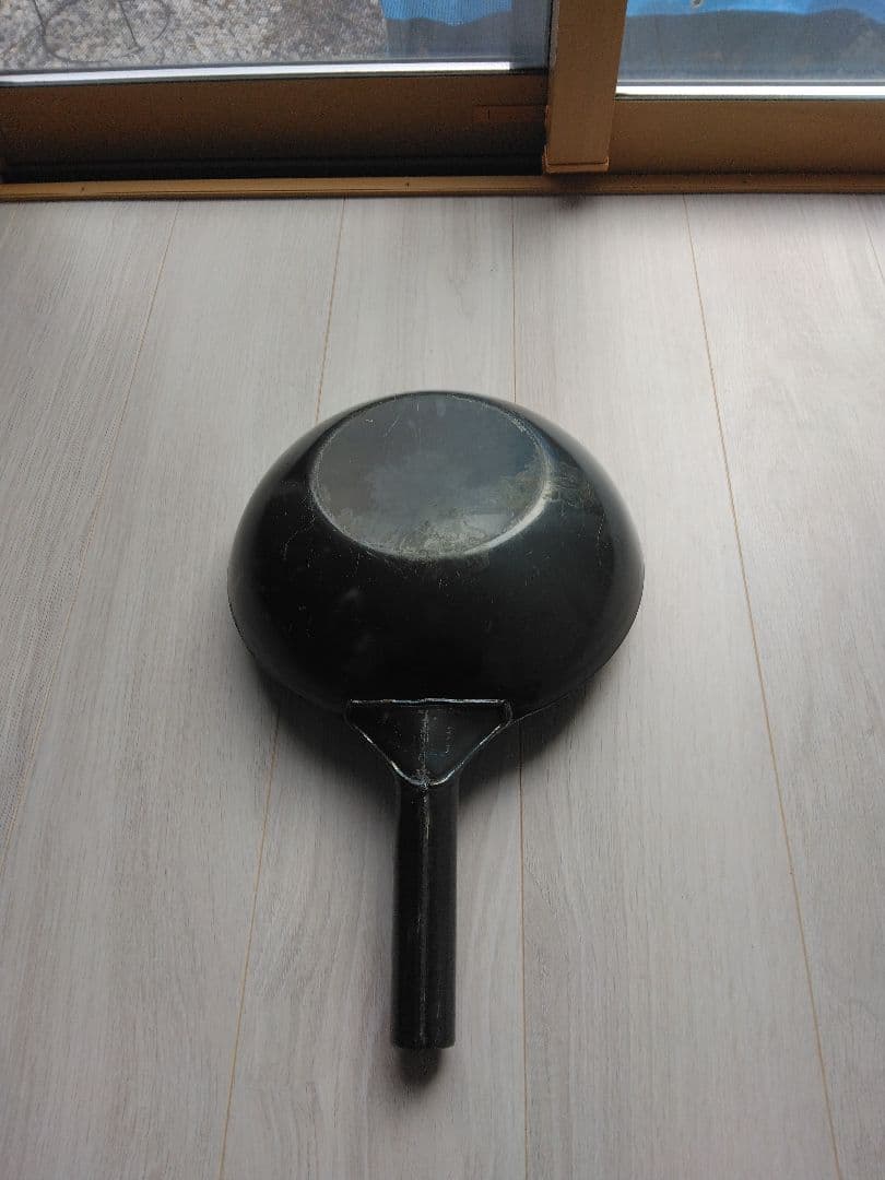 中華鍋4点セット36㎝27㎝五徳、お玉