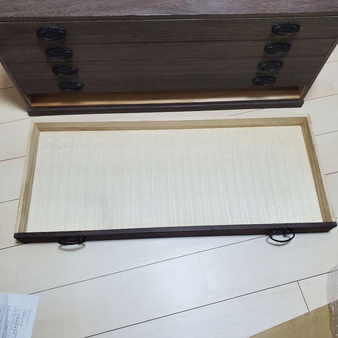 【大幅値下げ 値下げ】桐箪笥 5段 天然木 宇造り・ろう仕上げ