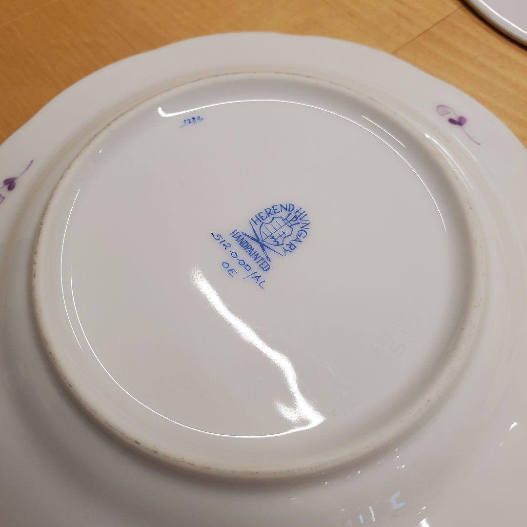 ヘレンド　アポニー　プレート19と12センチ　4枚セット