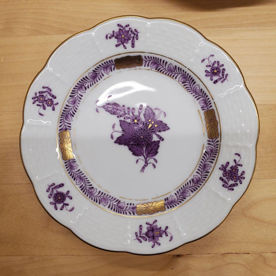 ヘレンド　アポニー　プレート19と12センチ　4枚セット