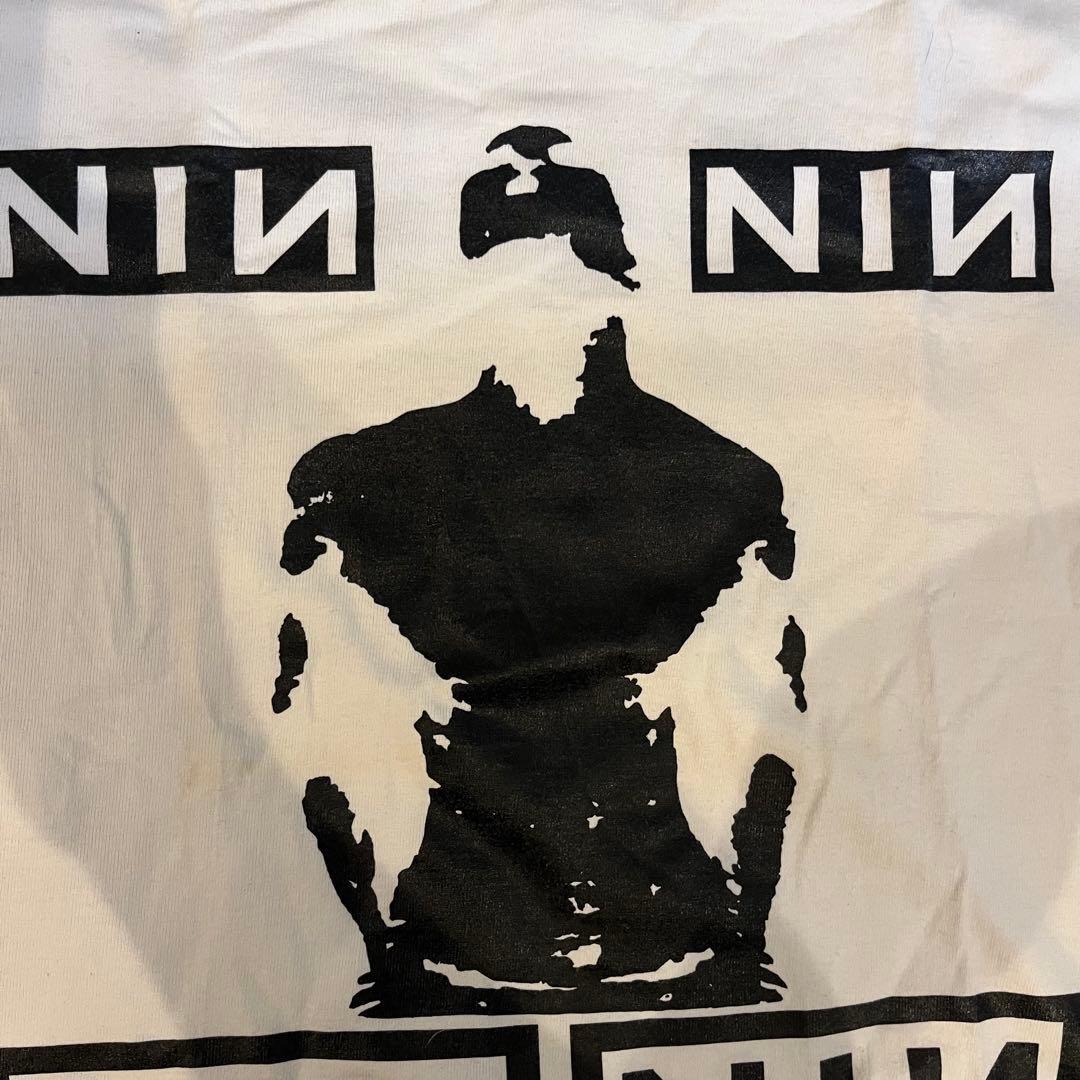 【希少】ナインインチネイルズ Tシャツ 2004年コピーライト入 NIN 白 M