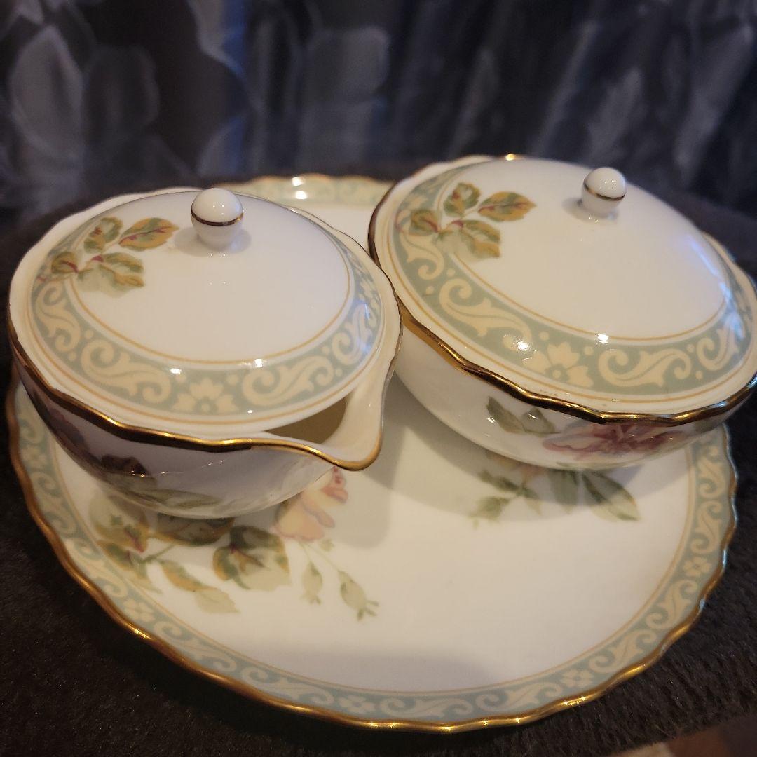 LAURA ASHLEY Angelica シュガーポット&ミルク入れ