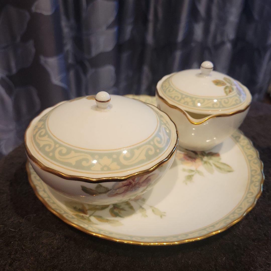LAURA ASHLEY Angelica シュガーポット&ミルク入れ