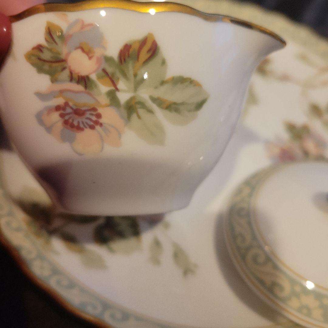 LAURA ASHLEY Angelica シュガーポット&ミルク入れ