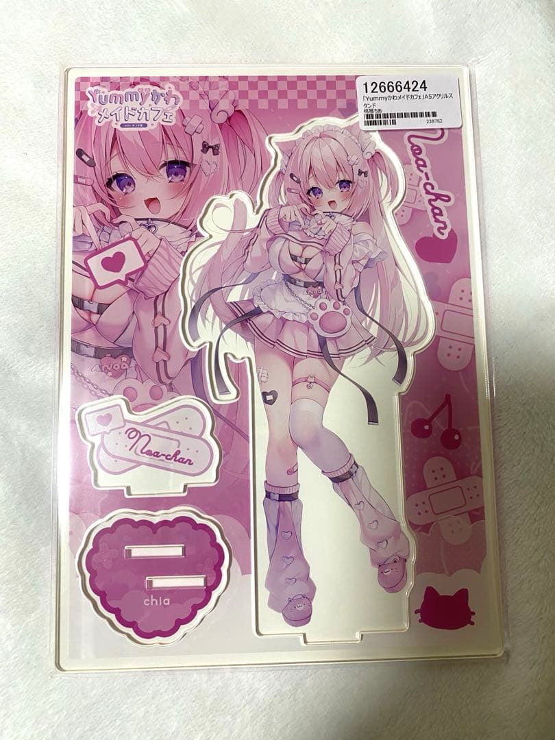 桃稚ちあ　Yummyかわメイドカフェ　A5アクリルスタンド