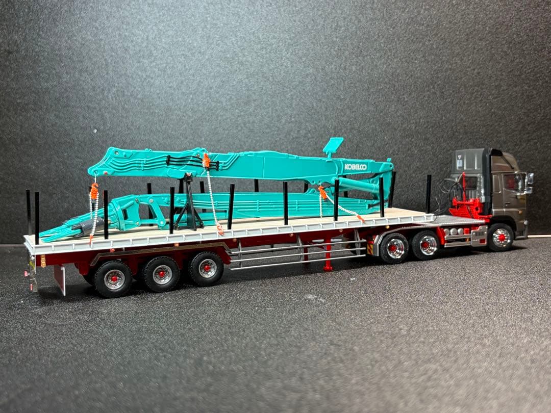 翔平　1/50 3軸フラットトレーラー　重機　建機