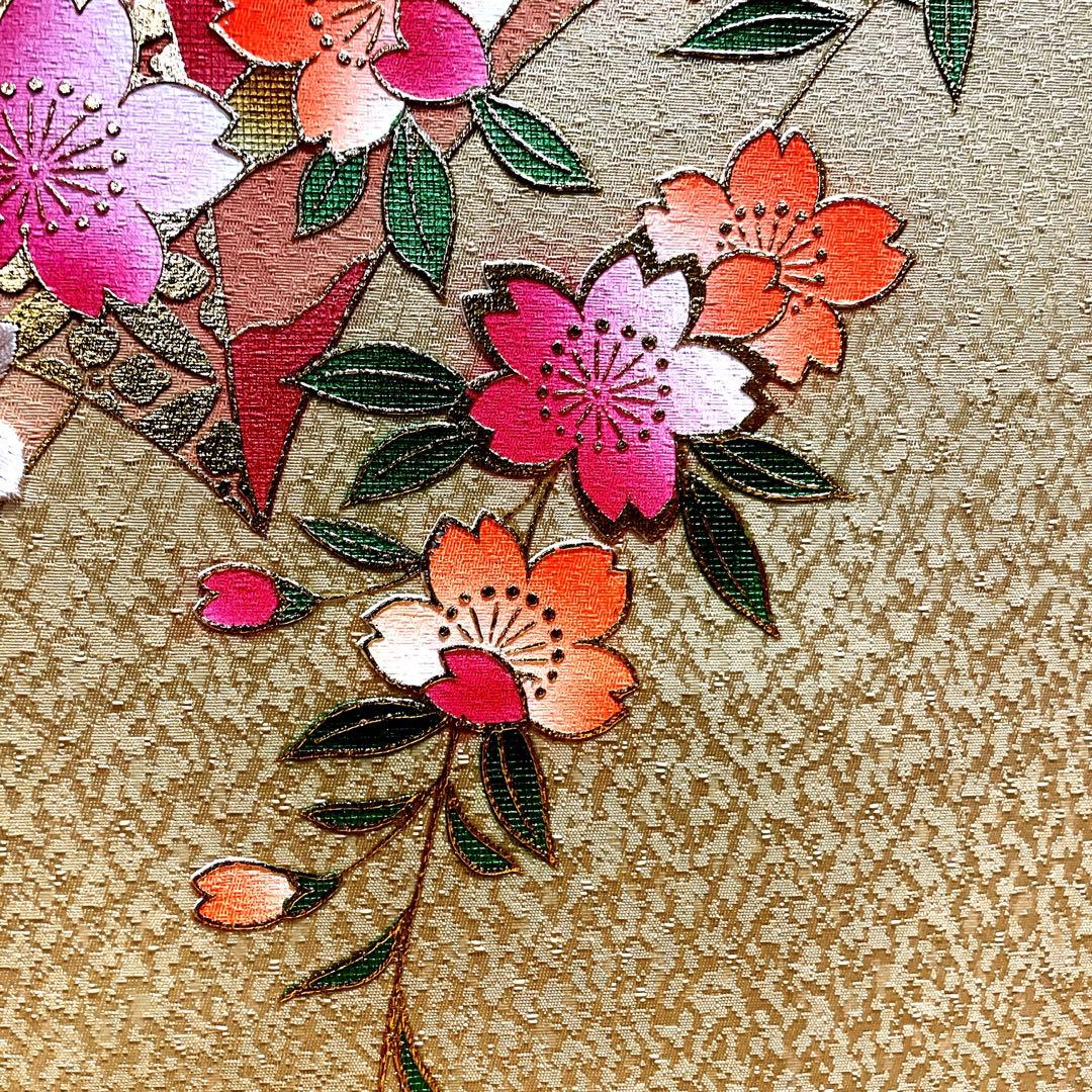 雛人形　桃の節句　屏風　刺繍三月三曲屏風15号