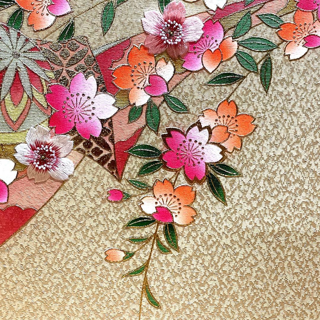 雛人形　桃の節句　屏風　刺繍三月三曲屏風15号